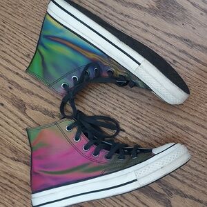 Converse Chucks High Spectrum Iridescent High Tops Sneakers Unisex M 4.5 W 6.5